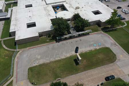 Carmichael Elementary School Parking Lot - Front in Houston