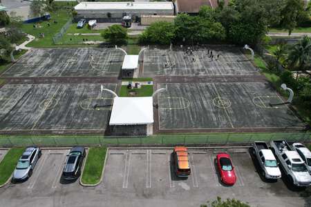 Aventura Waterways K-8 Center Outdoor Basketball Courts in Miami 2