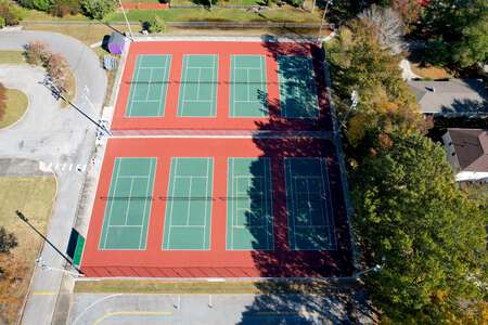 Tallwood High School Tennis Courts in Virginia Beach