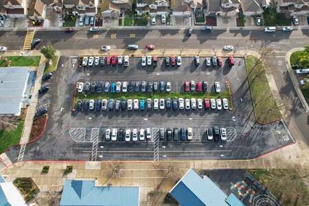 Roy Herburger Elementary School Parking Lot in Elk Grove