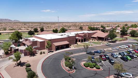 Pima Butte Elementary School Parking Lot in Maricopa
