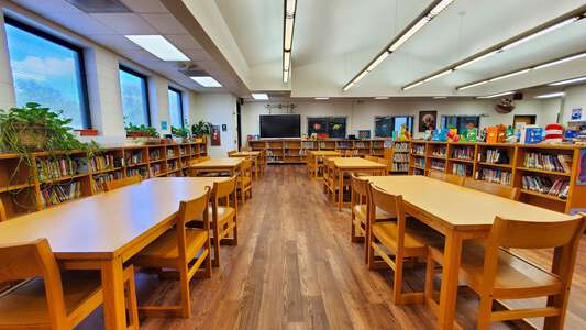 J.K. Gourdin Elementary School Media Center in Pineville