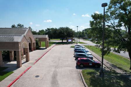 Anderson Academy Parking Lot - Front in Houston