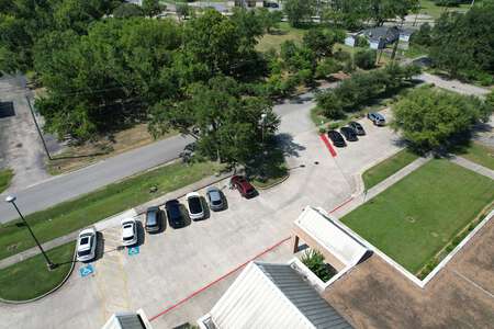 Anderson Academy Parking Lot - Front in Houston