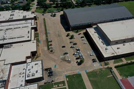 Coppell High School Parking Lot - Back - CHS in Coppell