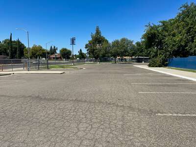 King Elementary School Parking Lot in Fresno