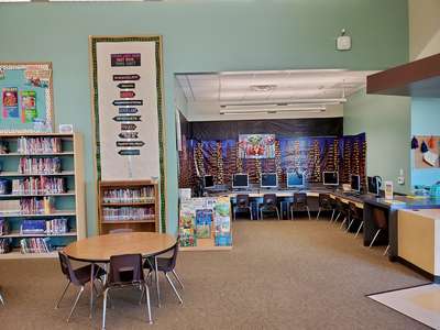 Twinhill Elementary School Library in Riverside