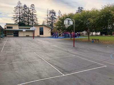 Fairmeadow Elementary School Outdoor Basketball Courts in Palo Alto