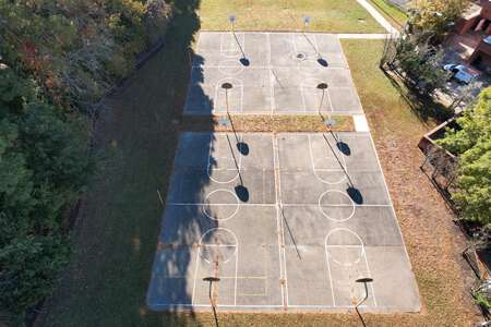 Corporate Landing Elementary School Outdoor Basketball Courts in Virginia Beach