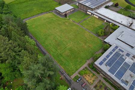Jackson Middle School Outside Lawn in Portland