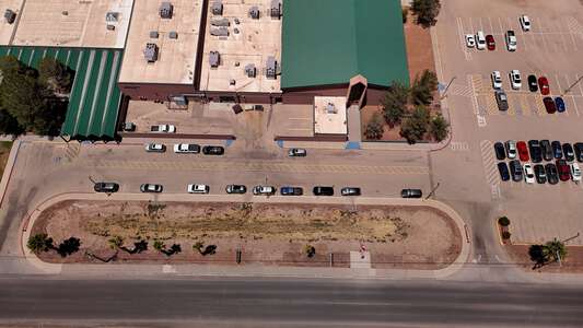 Salvador H. Sanchez Middle School Parking Lot in Socorro 2