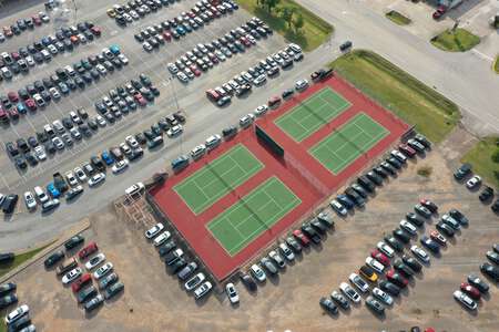 Nimitz High School Tennis Courts in Houston