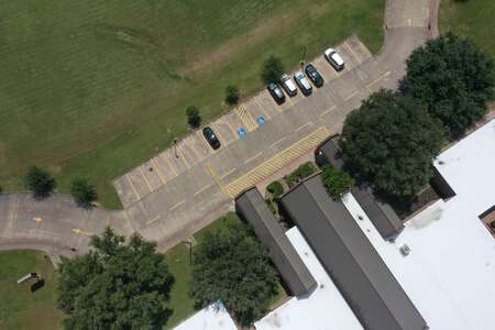 Black Elementary School Parking Lot - Front in Houston