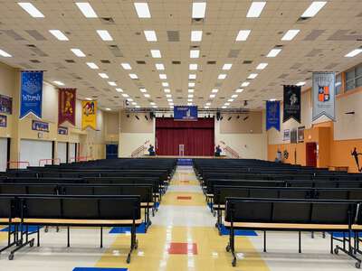 Jorge Mas Canosa Middle School Cafeteria in Miami