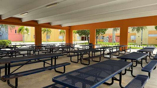 Jorge Mas Canosa Middle School Cafeteria in Miami