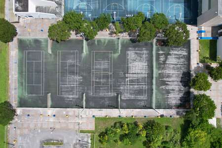 Miami Northwestern Senior High School Tennis Courts in Miami