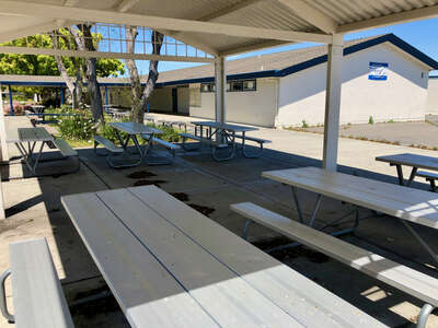 Price Middle School Outdoor Lunch Area in San Jose