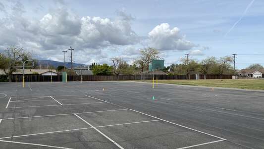 McAuliffe School Outdoor Basketball Courts in Saratoga 2