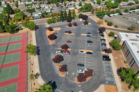 Rosemont High School Parking Lot - West in Sacramento