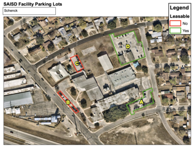 164 Schenck Elementary School (Under Renovation) Parking Lot D (Cap-58/HA-2) in San Antonio
