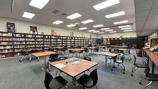Drew Academy Library in Houston