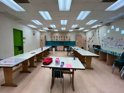 Pine Villa Elementary School Art Room in Miami