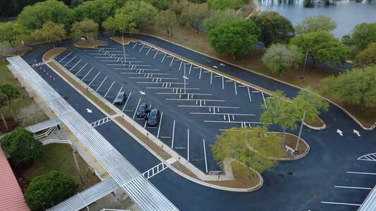 Cunningham Creek Elementary School Parking Lot in St. Johns 2