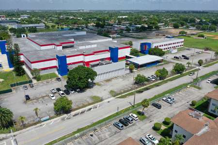 North Miami Beach Senior High School Parking Lot in Miami