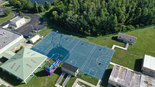 Odessa Elementary School Outdoor Basketball Courts in New Port Richey