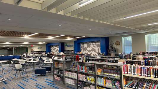 Arlington Heights High School Library in Fort Worth