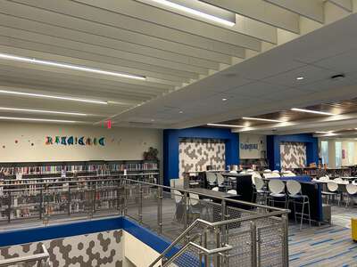 Arlington Heights High School Library in Fort Worth