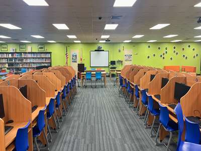 Howard D. McMillan Middle School Library in Miami 2