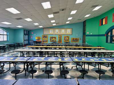 Julian T Saldivar Elementary School Cafeteria in Dallas 2