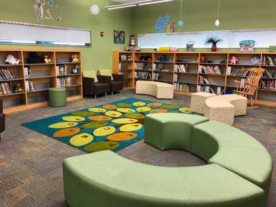Laureate Park Elementary School Media Center in Orlando