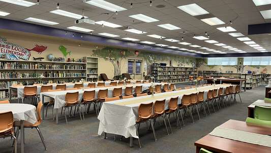 Villas Elementary School Library in Fort Myers