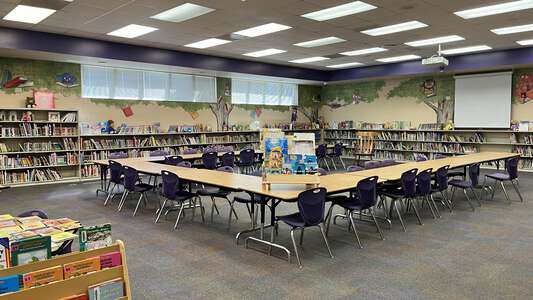 Villas Elementary School Library in Fort Myers