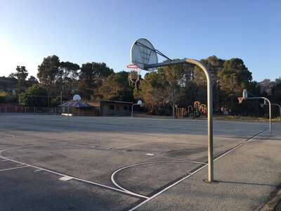 Tierra Linda Middle School Outdoor Basketball Courts in San Carlos