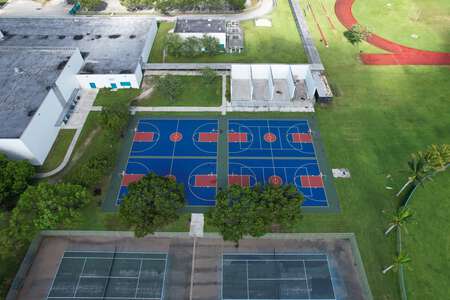 Coral Reef Senior High School Outdoor Basketball Courts in Miami