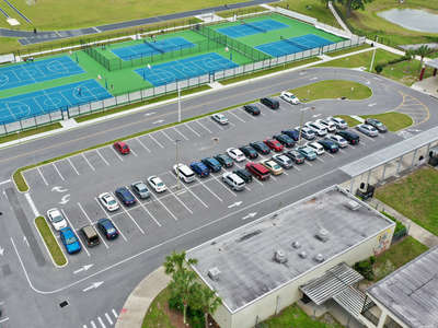 Roberto Clemente Middle School Parking Lot 1 in Orlando