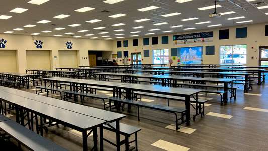Lehigh Elementary School Multi Purpose Room in Lehigh Acres