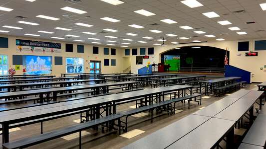 Lehigh Elementary School Multi Purpose Room in Lehigh Acres
