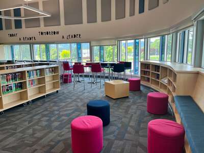 Horizon Middle School Library in Spokane Valley