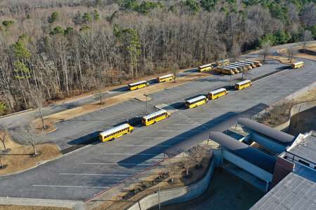 Piney Grove Middle School Parking Lot 2 in Cumming