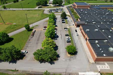 Powell Middle School Parking Lot - Front in Powell 2