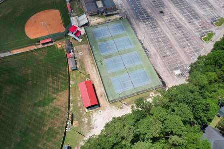 Stratford High School Tennis Courts in Goose Creek