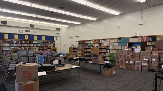 Fairhaven Elementary School Library in Santa Ana