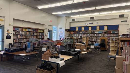 Fairhaven Elementary School Library in Santa Ana