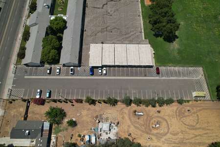 Easterby Elementary School Parking Lot- Field in Fresno