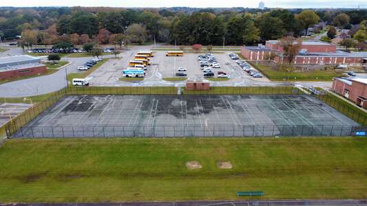 Kempsville Middle School Tennis Courts in Virginia Beach