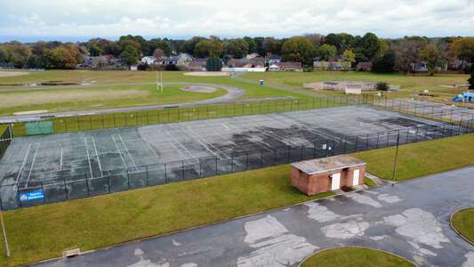 Kempsville Middle School Tennis Courts in Virginia Beach